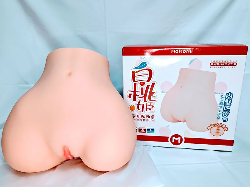 電動据え置き型オナホール「白桃姫」のパッケージ