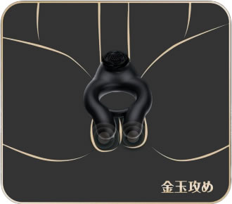 電動コックリング「ToyCod Abe」の使い方：その４「金玉攻め」